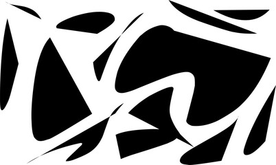 Abstract zebra pattern background. Vector illustration.. Seamless abstract pattern with chaotic wave ornament.