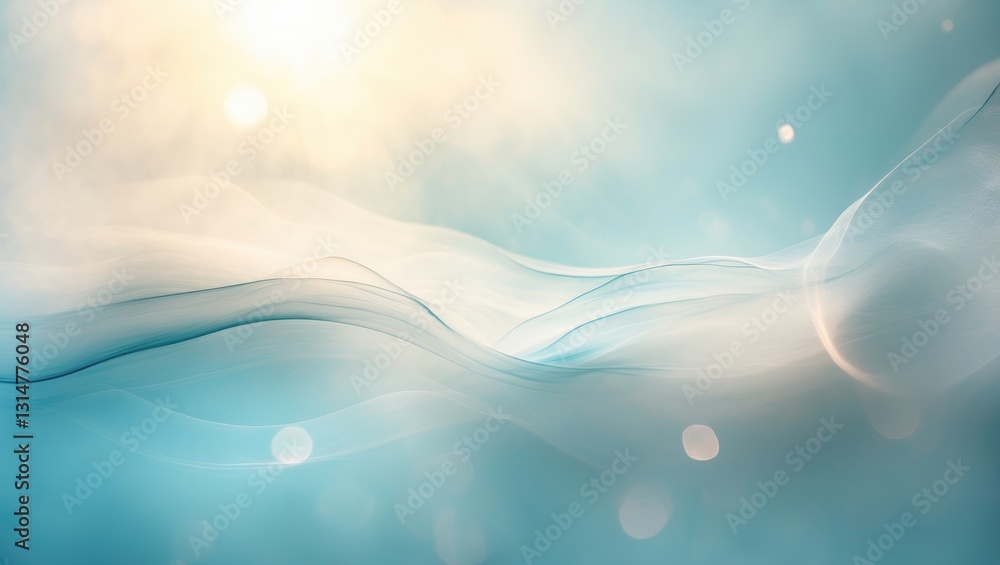 Poster Light flare filter. Blurred glow overlay. Sunlight reflection. Bokeh radiance. Abstract background with defocused color gradient texture.