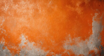 Abstract orange grunge texture background. Orange plaster wall, concrete backdrop. Rustic. Scrapbook. Craft. Paperbook.