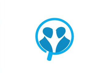 People search, magnifying glass, recruitment,  white background, job hunting