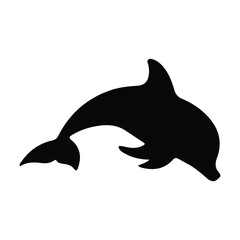 Fototapeta premium dolphin silhouette