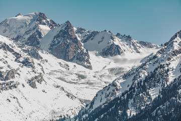 ski resort in the alps