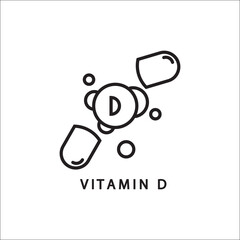 Vitamin D in capsule form