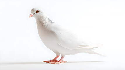 Graceful White Pigeon