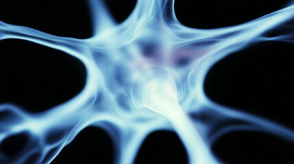 Glowing Neural Network Visualization