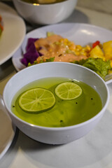 Refreshing beverage for iftar, captured on March 12, 2025. A perfect drink to quench thirst after a day of fasting, offering a sweet and revitalizing taste