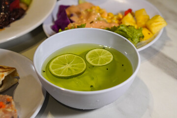 Refreshing beverage for iftar, captured on March 12, 2025. A perfect drink to quench thirst after a day of fasting, offering a sweet and revitalizing taste