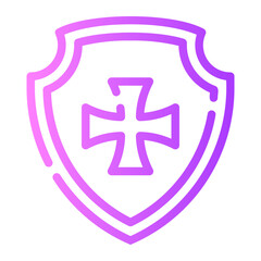 shield gradient icon