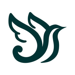 Elegant Bird Logo Design