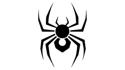 spider with scary pointy fingers vector illustration