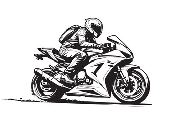 "Enigmatic Ride: Bike Silhouette Artistry"
