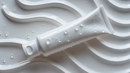 natural organic beautiful ads commercial face cleanser foam gel moisturizer serum tube