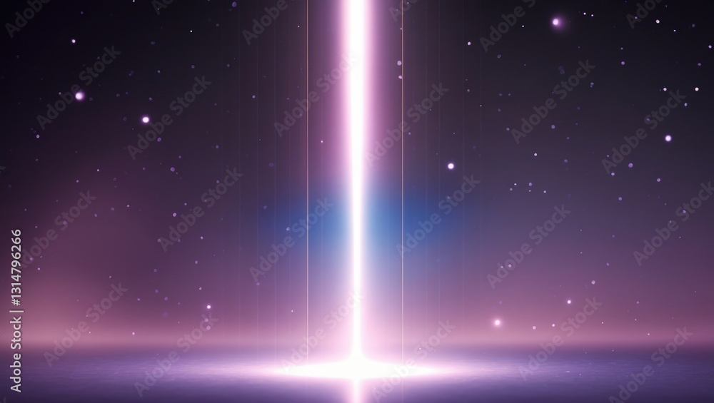 Poster lens flare shot captured in studio against background. easily applicable as overlay or screen filter