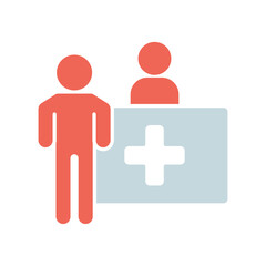 Icon a consultation, isolated against a clean background.