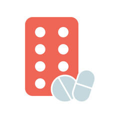 Icon a medicine, isolated against a clean background.