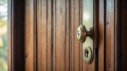 Fototapeta premium Wooden door of the old room