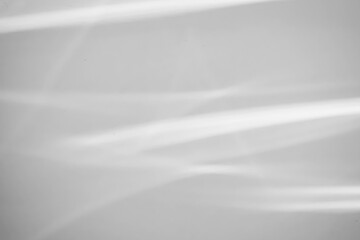 Obraz premium Abstract shadow drop on white wall background overlay mockup effect