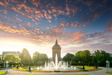 Wasserturm, Mannheim, Deutschland 