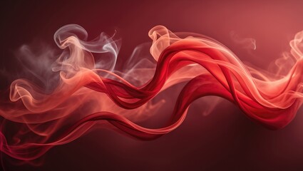 Abstract art featuring red smoke and flame texture, Fire design, Abstract red smoke, Red smoke abstract, Smoke wallpaper.