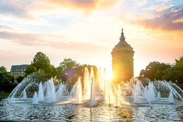 Wasserturm, Mannheim, Deutschland 