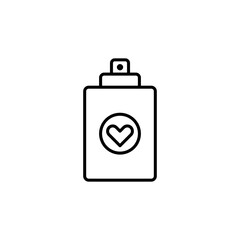 Obraz premium Perfume line icon