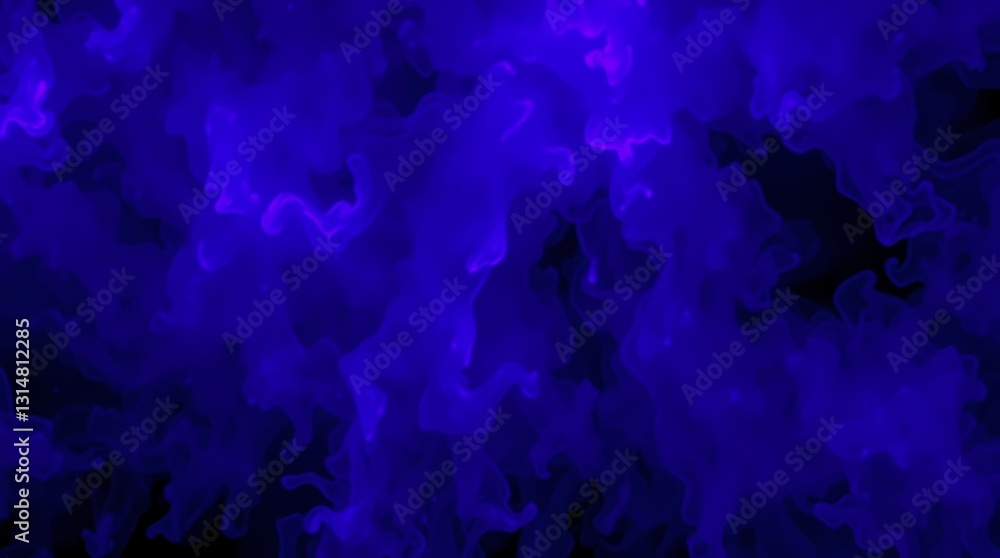 Poster abstract smoke effect: mysterious smoky shapes create dynamic and textured pattern, painted with sha