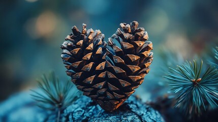Pine Heart Close-Up for Nature Lovers