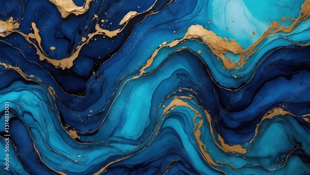 Poster alcohol ink colors that are translucent. abstract background with multicolored marble texture. desig