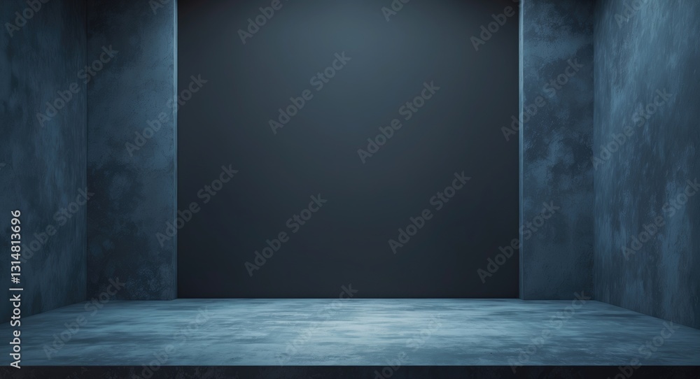 Poster backdrop is an abstract simple stage for product presentation.