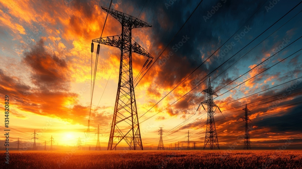 Poster harnessing alternative energy advanced power grid in nature