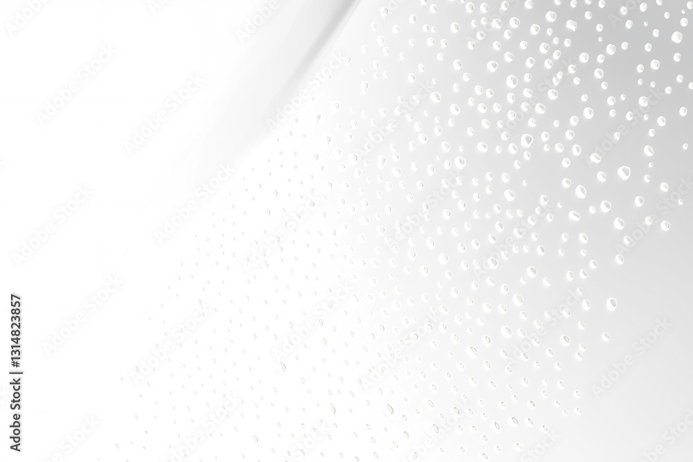 Poster Abstract Transparent background with scattered bright particles.