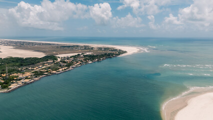 Praias de Aracajú no Brasil