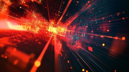 Fototapeta premium Modern abstract techno background design