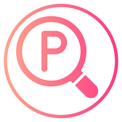 search gradient icon