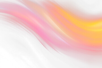 Abstract red, orange, pink wave on Transparent background.