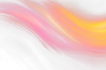 Abstract red, orange, pink wave on Transparent background.