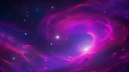 Obraz premium background with stars and nebula