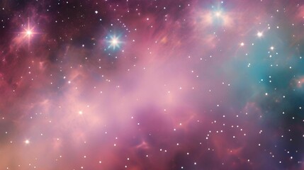 Fototapeta premium background with stars and nebula