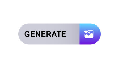 Button labeled generate with a small icon for image creation, part of a user-friendly interface.