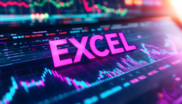 Financial data displayed on a digital screen