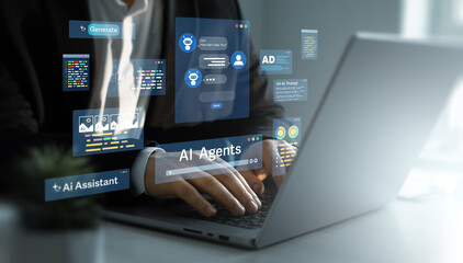 AI Agents and assistants. Ai Content Generator. Interaction with the Ai assistant to solve some...