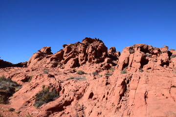 Fototapeta premium Rocks from Valley of Fire Scenery