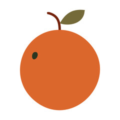 Nance fruit flat icon isolated on white background. Vector illustration.