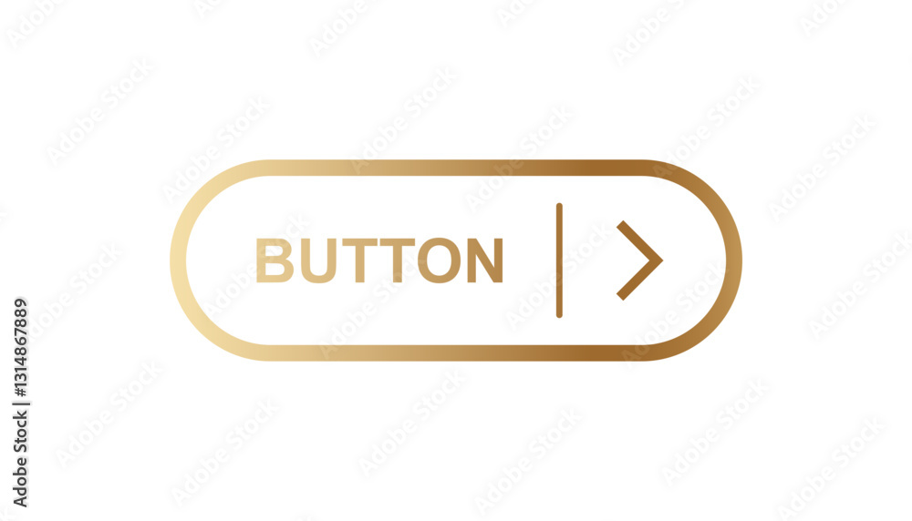 Aufkleber this elegant and visually stunning gold button graphic showcases a sleek right arrow symbol for user