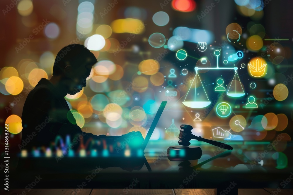 Aufkleber exploring the intersection of law and technology a modern legal practitioner in todays fastpaced wor
