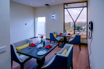 interior of a restaurant