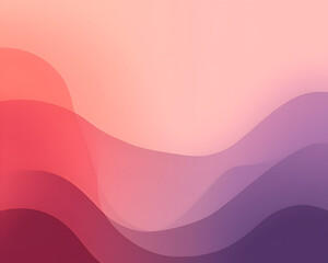 Soft Coral to Lilac Gradient Background with Subtle Blending. abstract pink background with waves
