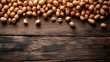 pine cones on wooden background