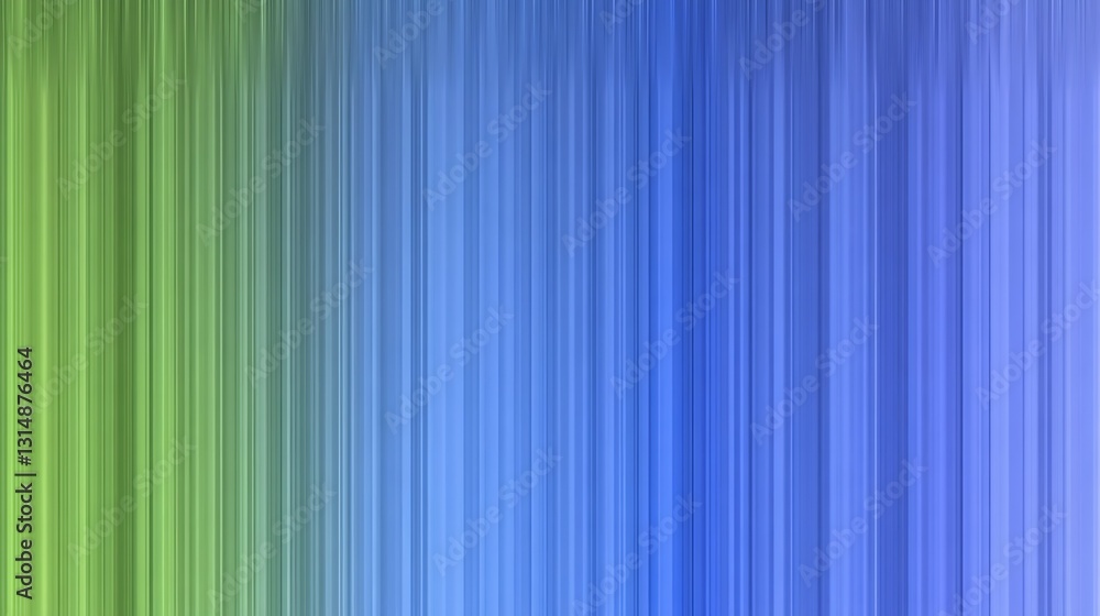 Aufkleber gradient vertical lines background from green to blue for modern design