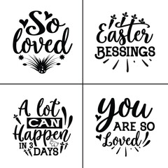 Fototapeta premium Easter svg design bundle, Happy Easter svg design